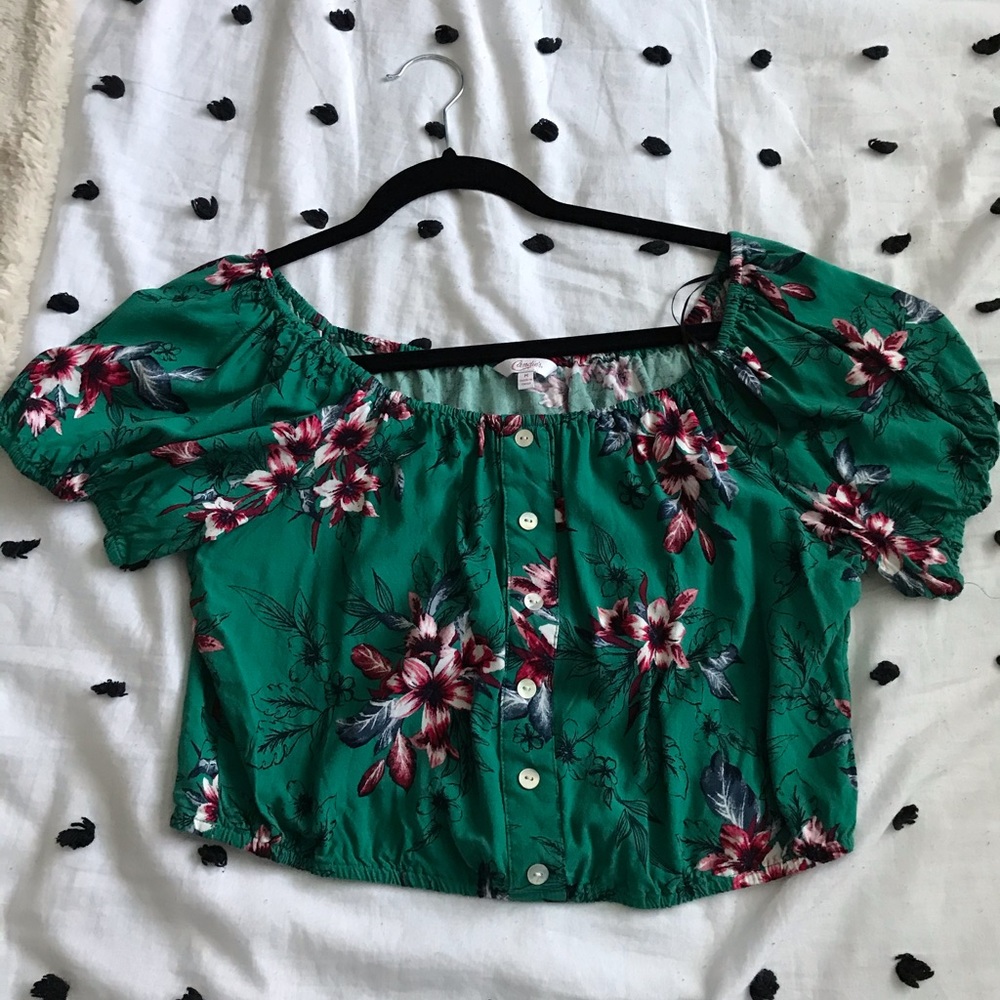 Cute floral print top